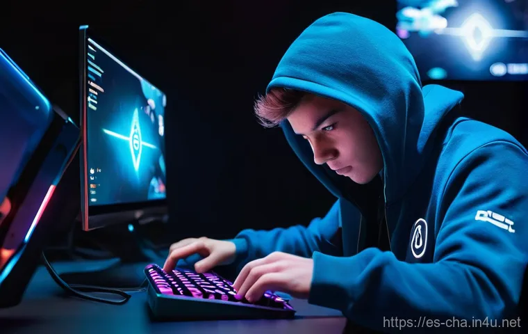 게임 캐릭터 밸런스 조정 - **A Gamer Adapting to a Dynamic Meta Shift:**
    A determined and focused young adult gamer, gender...