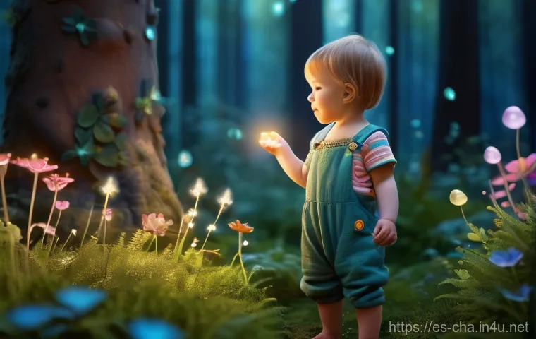 픽사의 캐릭터 스토리텔링 - A young child, approximately 6 years old, with bright, curious eyes and a shy smile, wearing a color...